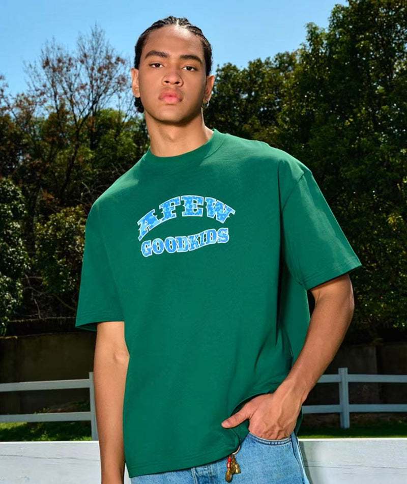 AFGK Flocked Short-sleeve T-shirt