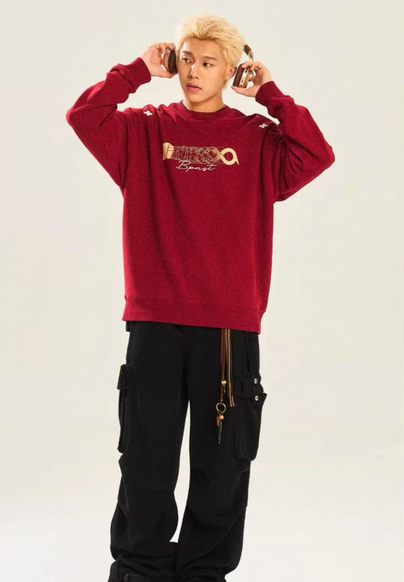 BIPOLAR×NSTNEW Phantom LOGO Sweatshirt