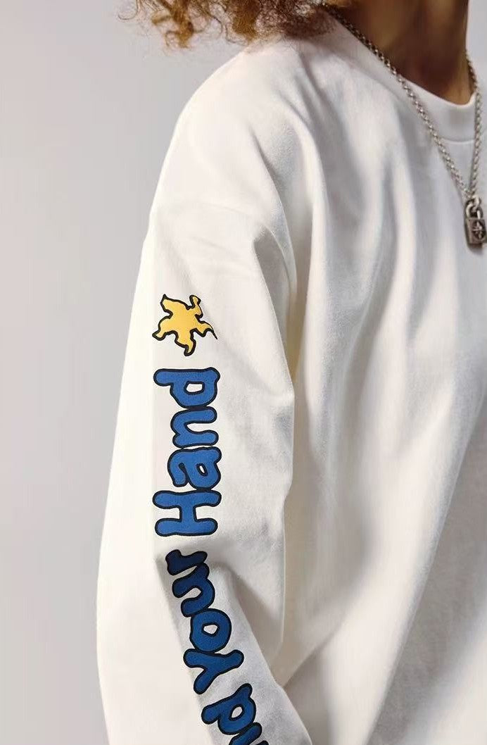 REMEDY Happy Devil Night Print Long-sleeve Tee