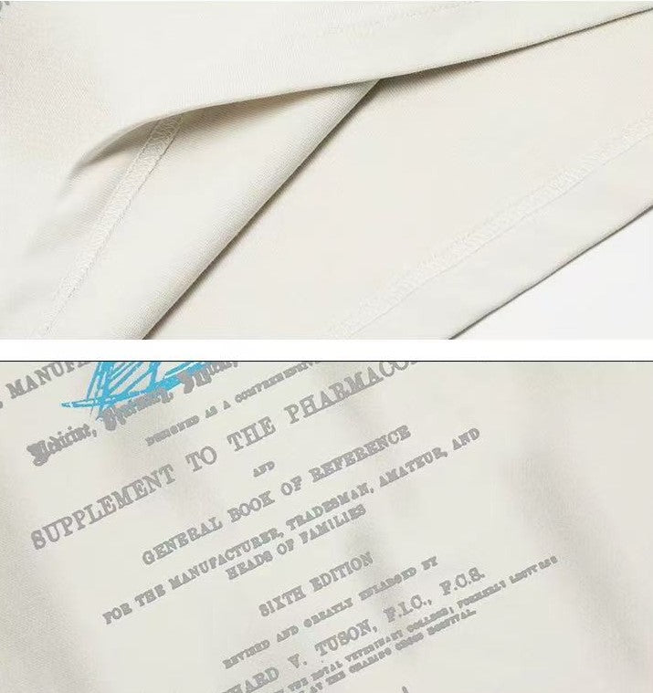 ACHOCK Washed Distressed and Dirty Craft T-shirt