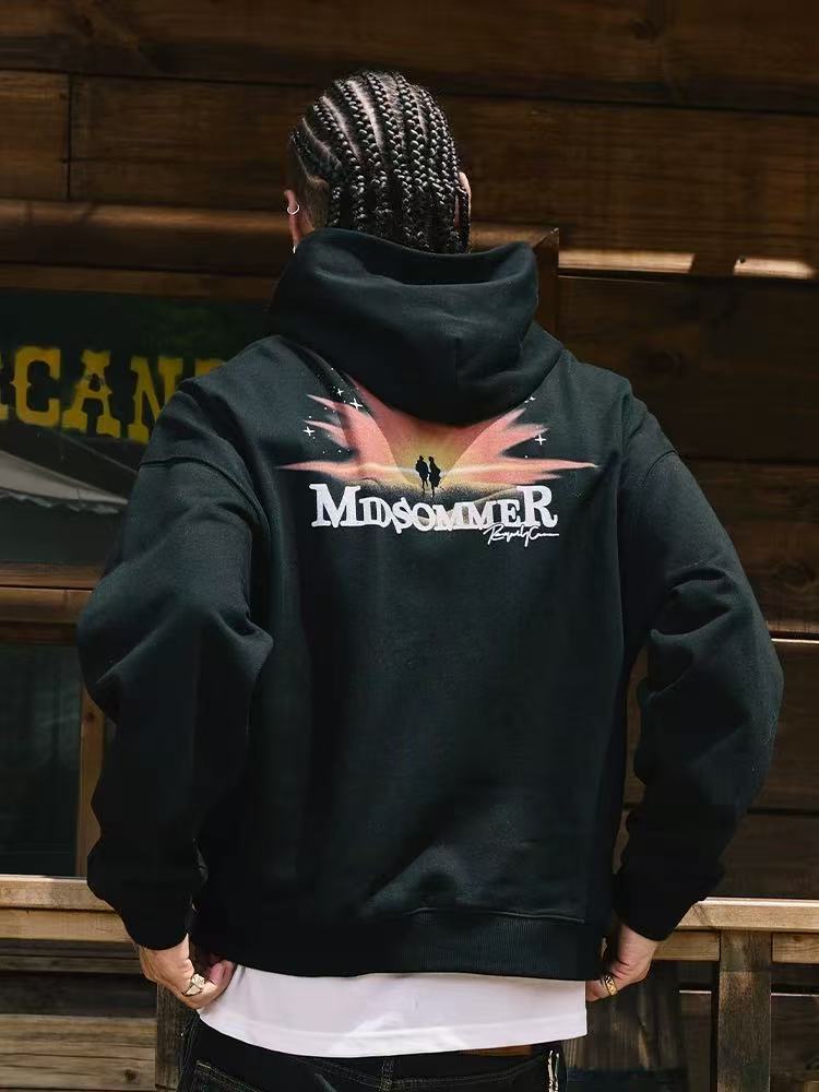 REMEDY Couple Print Hoodie