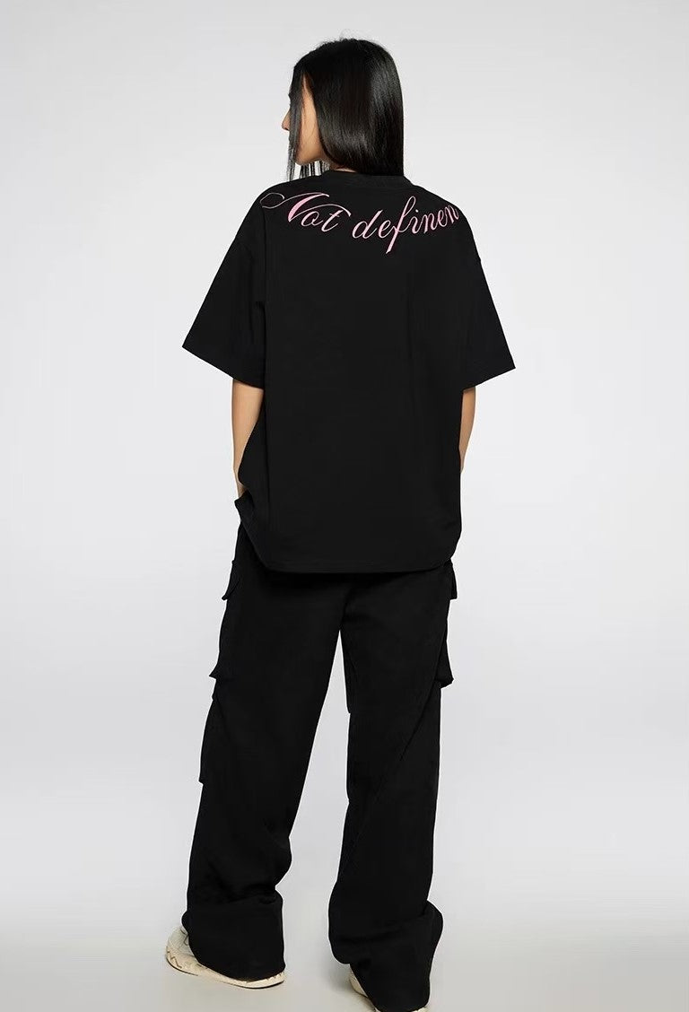ACHOCK Floral Letter T-shirt