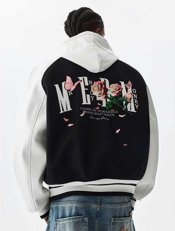 MEDM Origami Rose Baseball Jacket