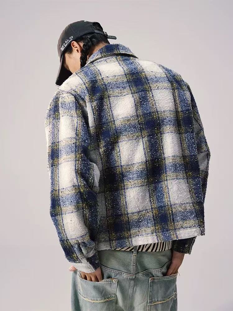 REMEDY Pine Check Lapel Jacket
