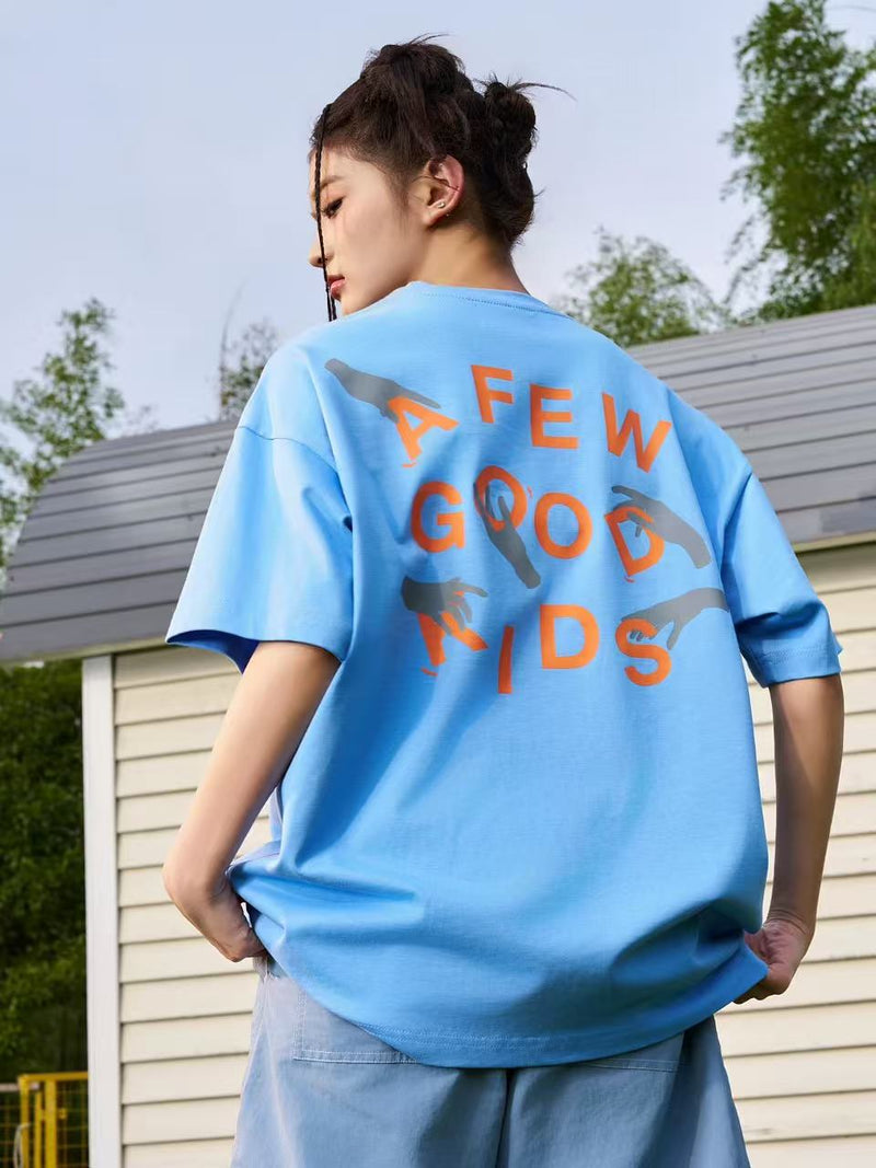 AFGK Hand-shaped short-sleeved T-shirt