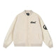 ACHOCK Retro Patchwork PU Leather Jacket