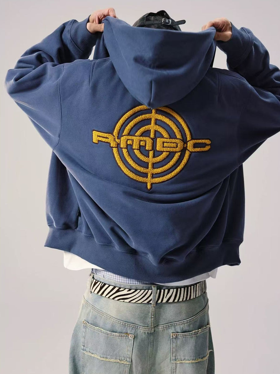 REMEDY Logo Towel Embroidered Hooded Sweatshirt