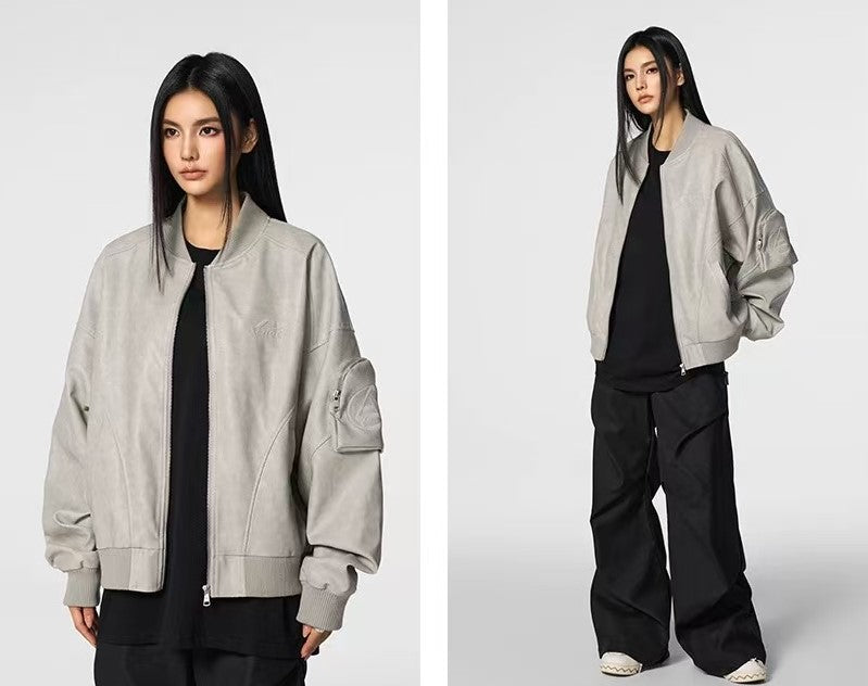 ACHOCK Retro PU Leather Motorcycle Leather Jacket