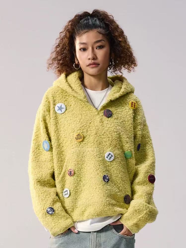 REMEDY Badge Sherpa Hoodie (x6 Badges)