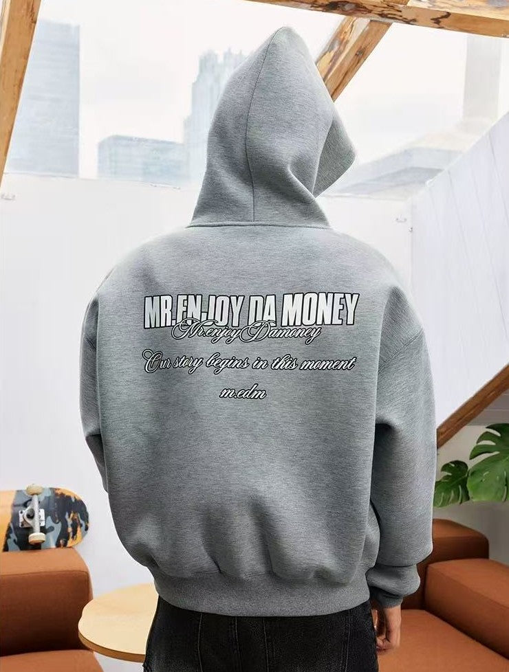 MEDM Four-letter Logo Air Layer Zipper Sweatshirt