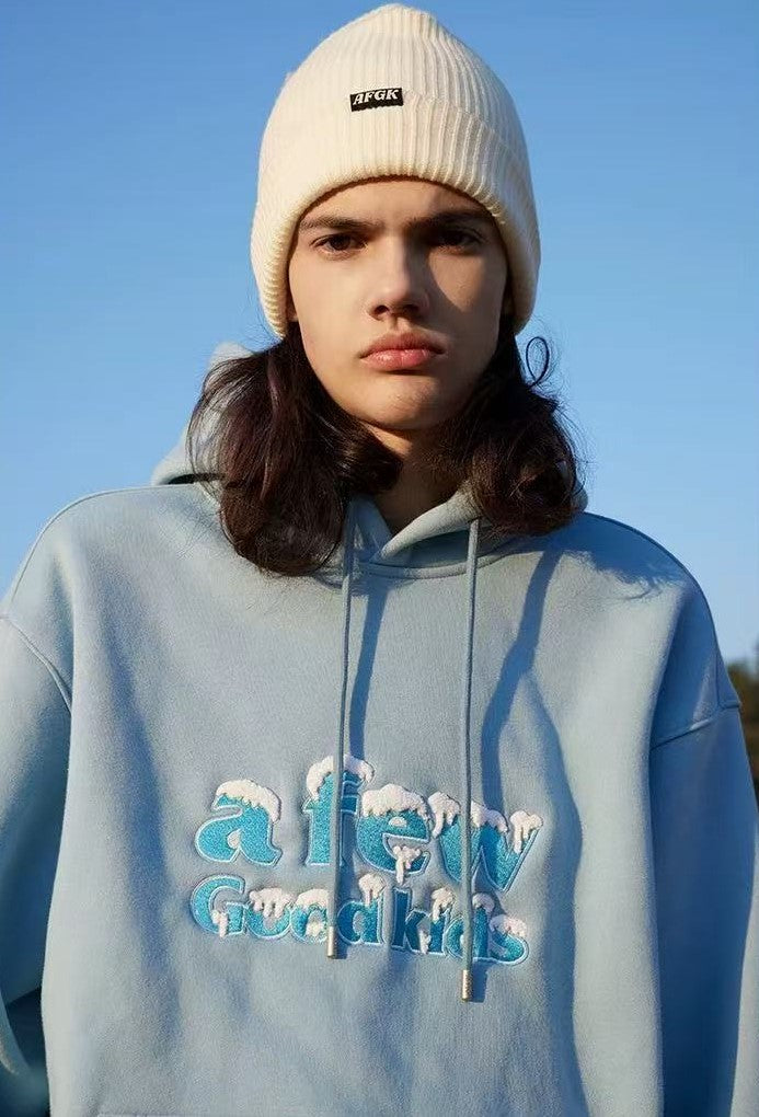 AFGK Snow Series Embroidered Hoodie