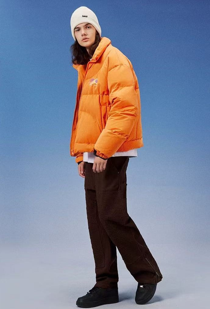 AFGK Solid Color Basketball Down Jacket