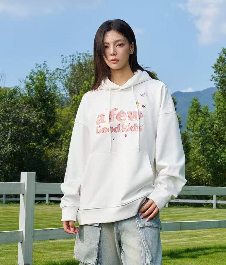 AFGK Butterfly Embroidered Hoodie