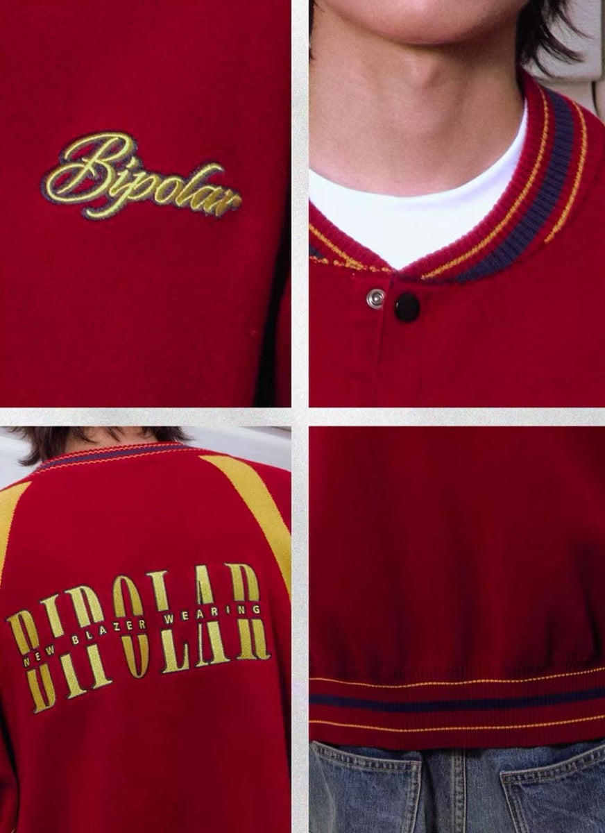 BIPOLAR Mera Outfit Baseball Jersey Sweater