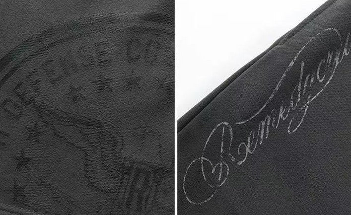 REMEDY Stamp Print Casual Pants