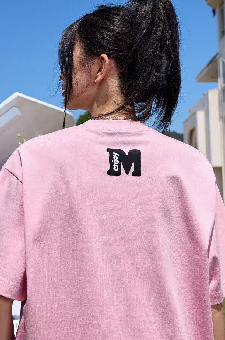 MEDM Cartoon Pocket Short-sleeve T-shirt