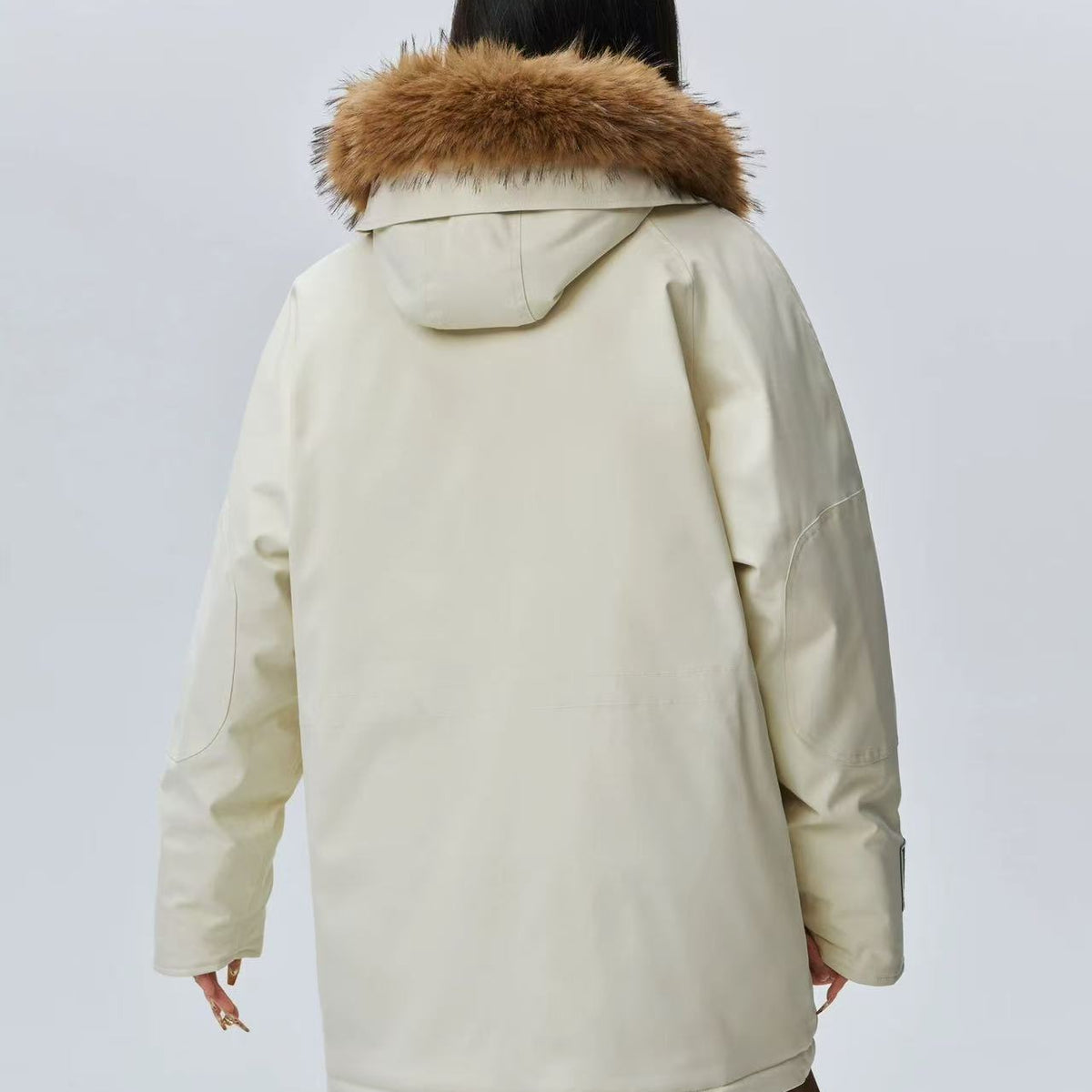 MEDM Fur Collar Long Down Parka