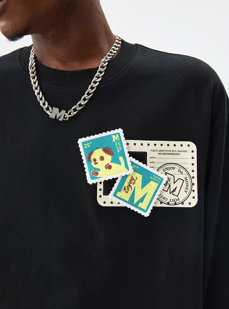 MEDM Animal ID Velcro Long-Sleeve T-Shirt