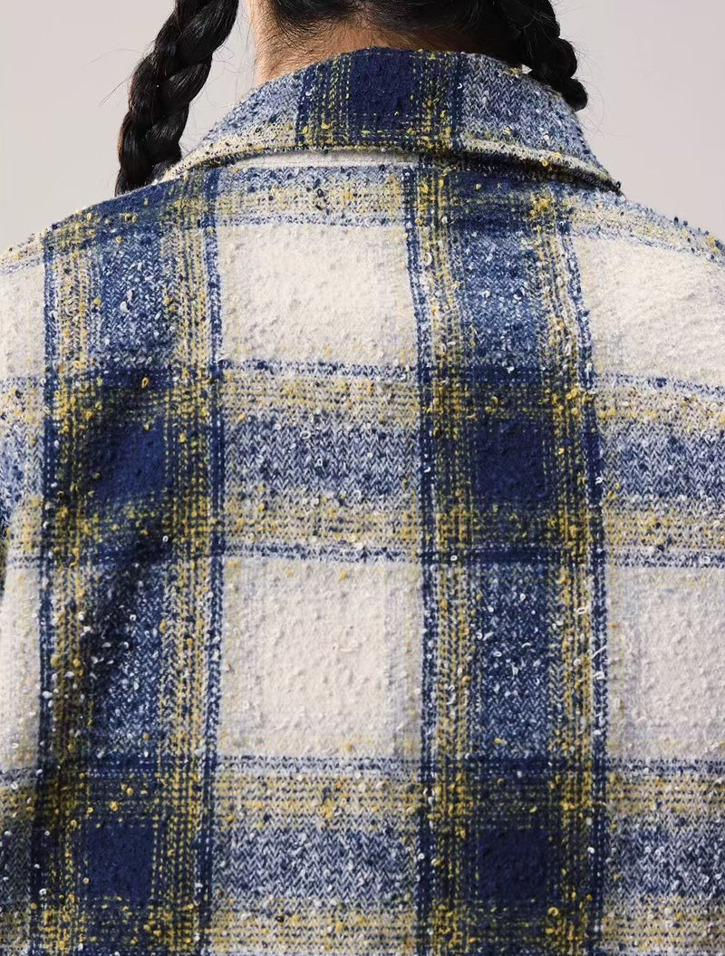 REMEDY Pine Check Lapel Jacket