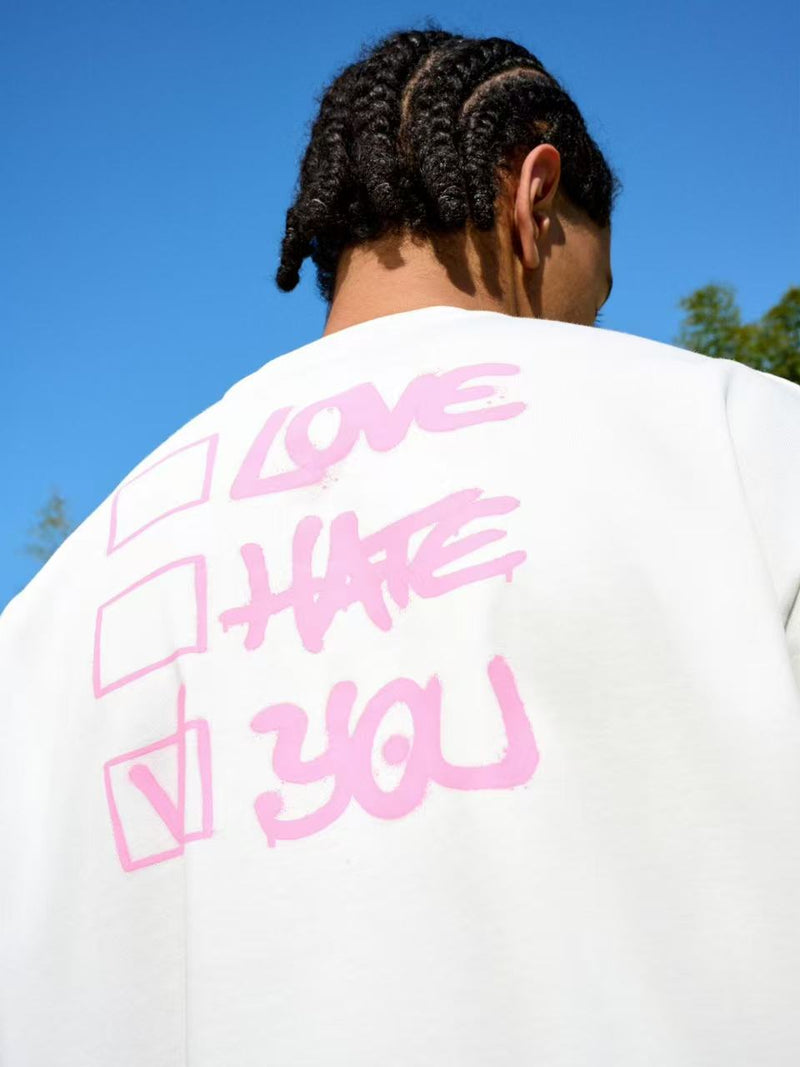 AFGK Love Hate Multiple Choice Short-Sleeve T-Shirt