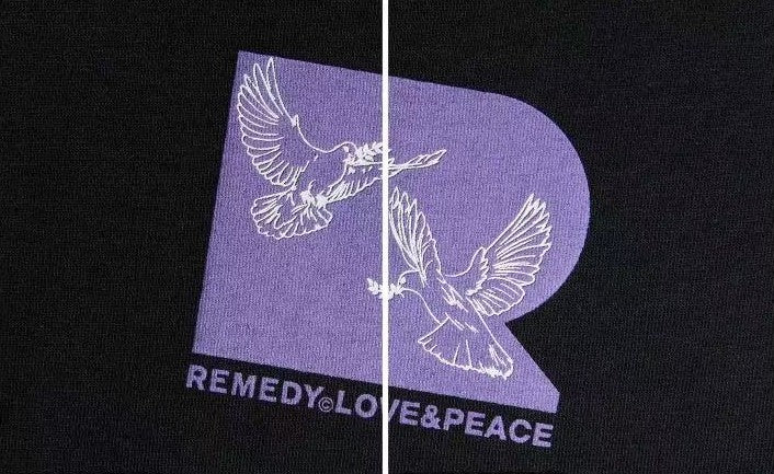REMEDY Love and Peace Dove Short-sleeve T-shirt