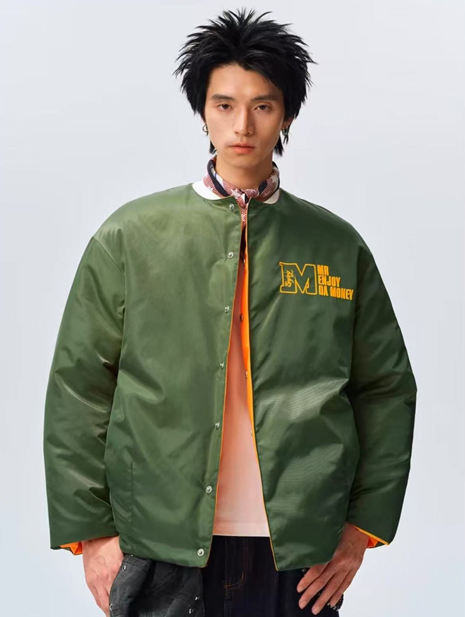MEDM Cocoon Reversible Embroidered Down Jacket