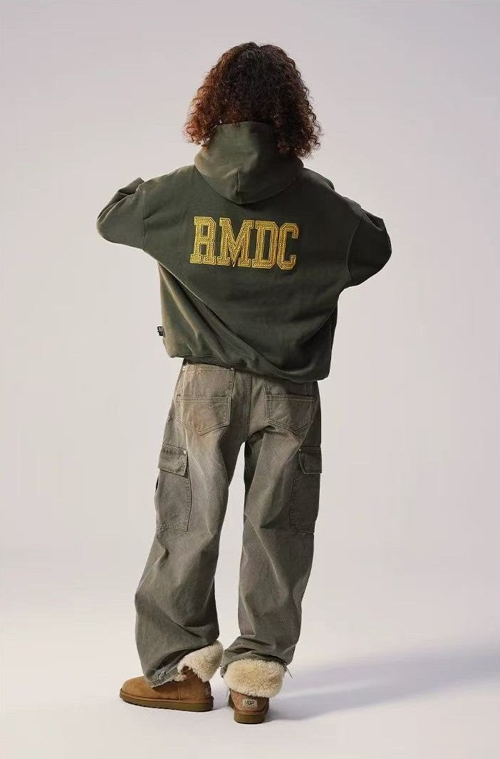 REMEDY Vintage Logo Embroidery Hoodie