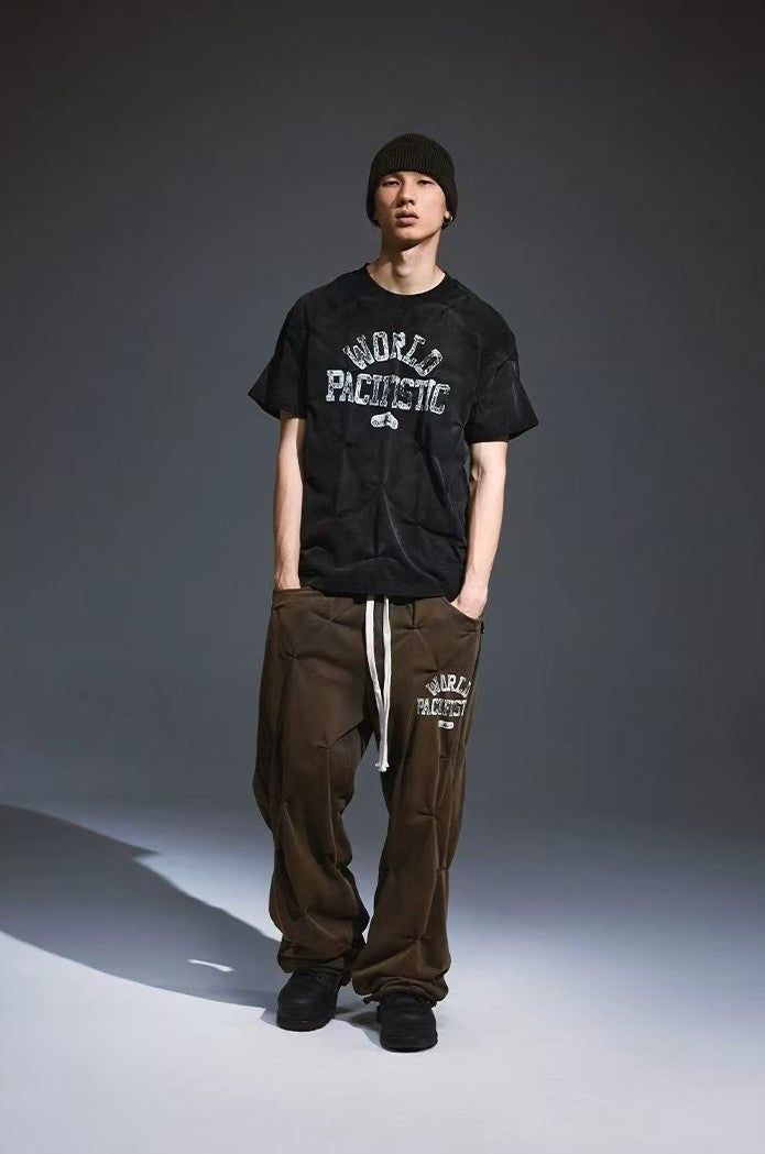 REMEDY Loose Straight Pleated Casual Pants