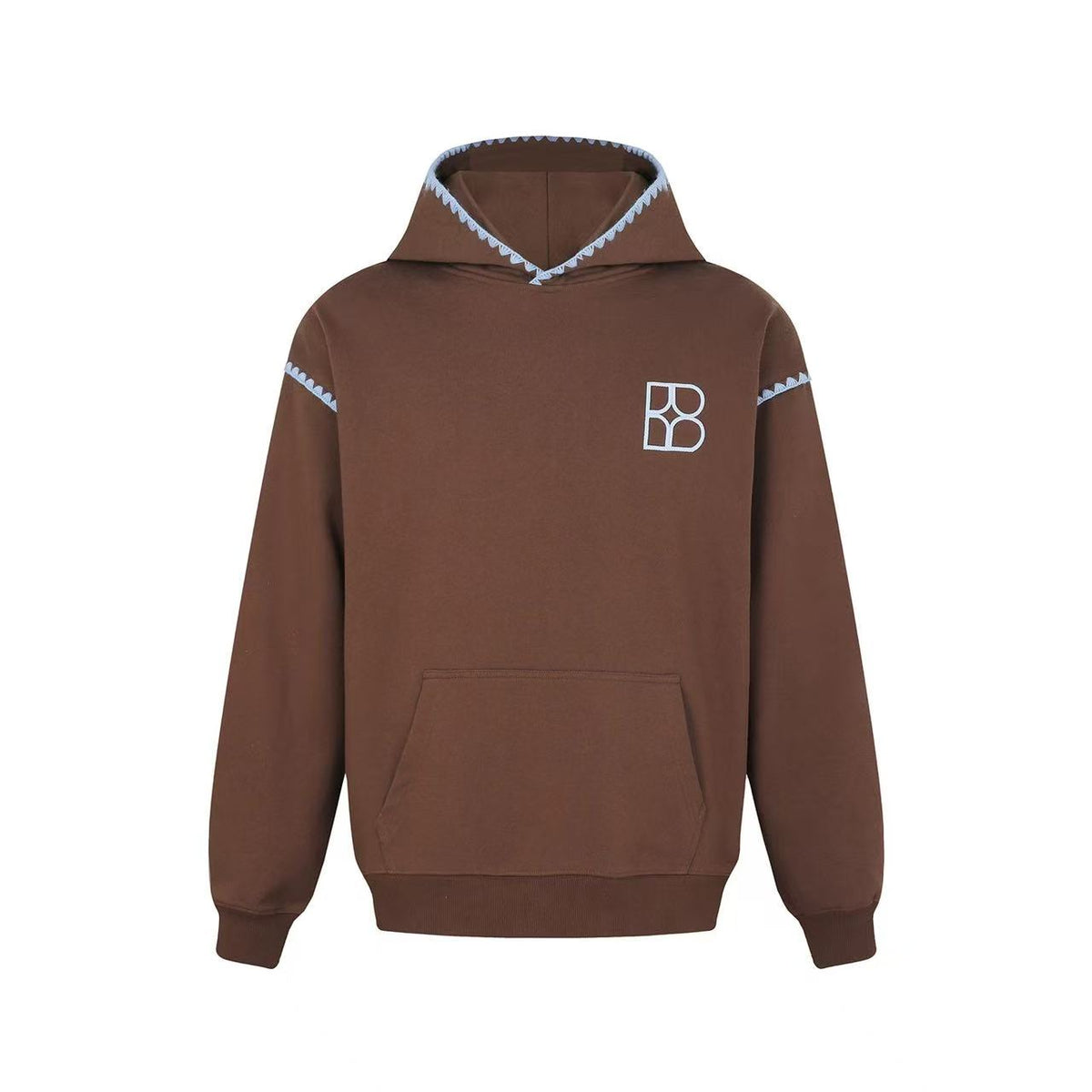 BIPOLAR Three-dimensional Shell Embroidered Hoodie