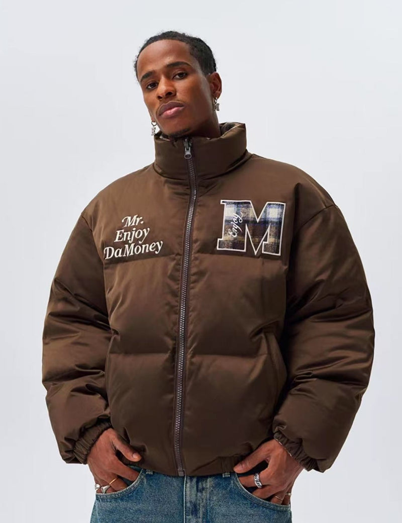 MEDM Plaid Double Sided Down Jacket