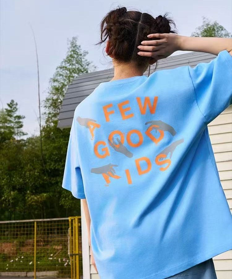 AFGK Hand-shaped short-sleeved T-shirt