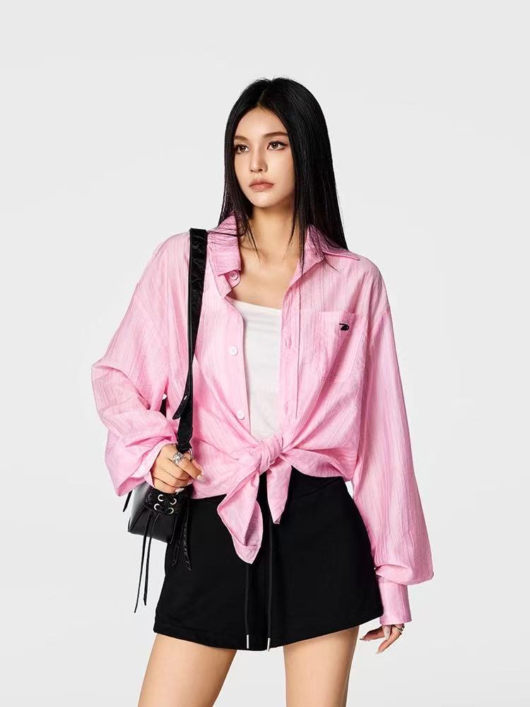 ACHOCK Drapey Lining Long-sleeve Shirt