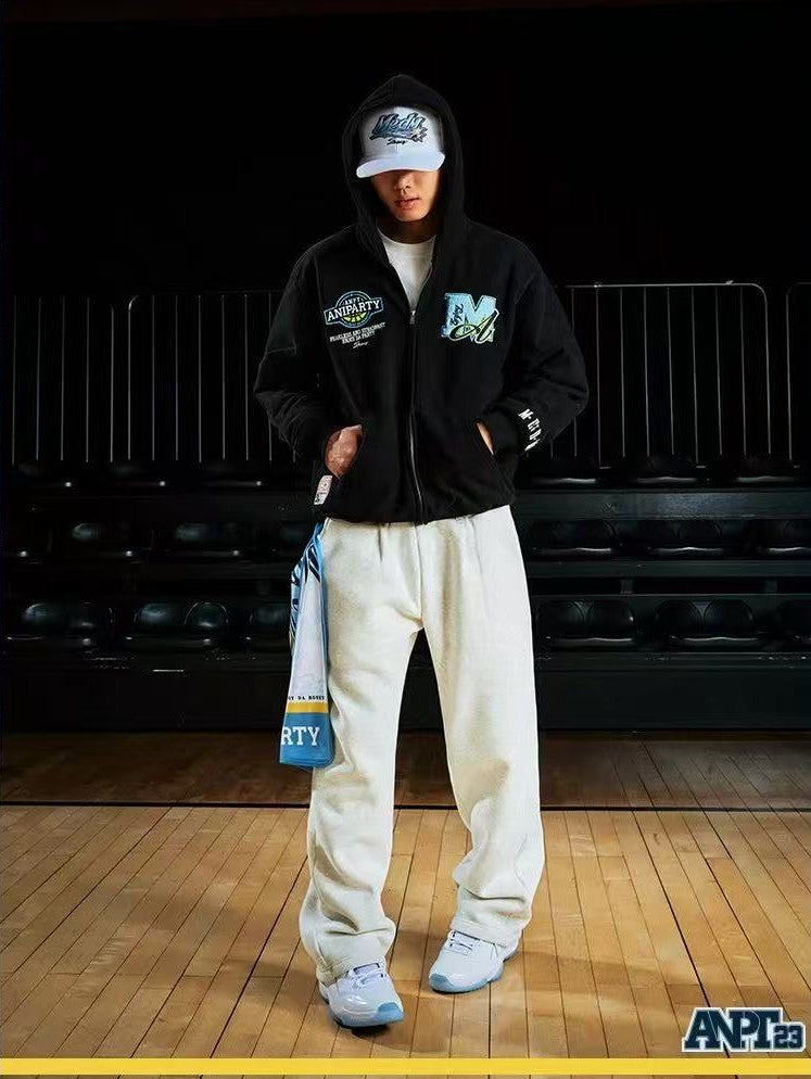 MEDMxANPT Logo Design Zipper Hoodie