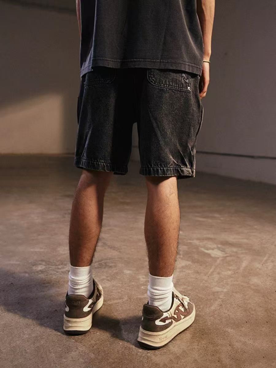 REMEDY Washed Vintage Denim Shorts