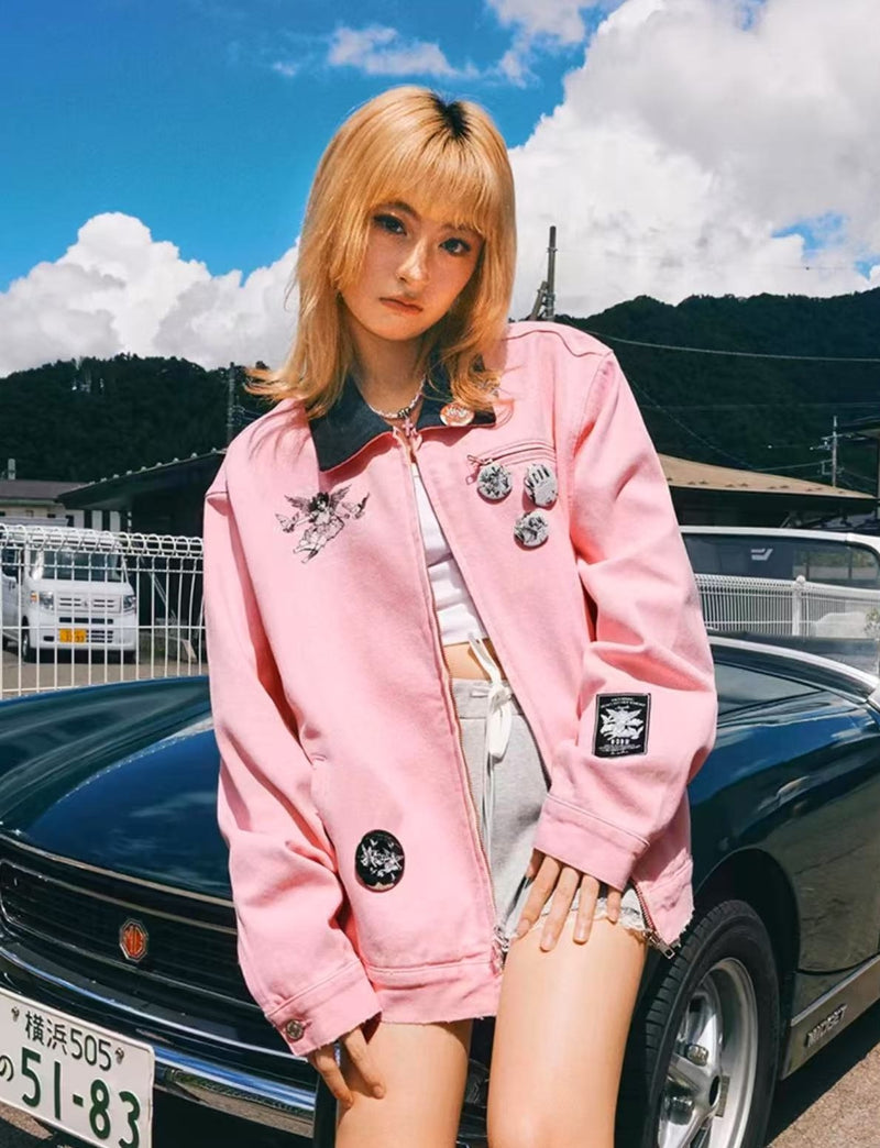 MEDM Angel Dove Detroit Embroidered Jacket