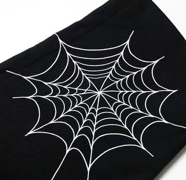 AFGK Spider Web Print Cardigan Jacket