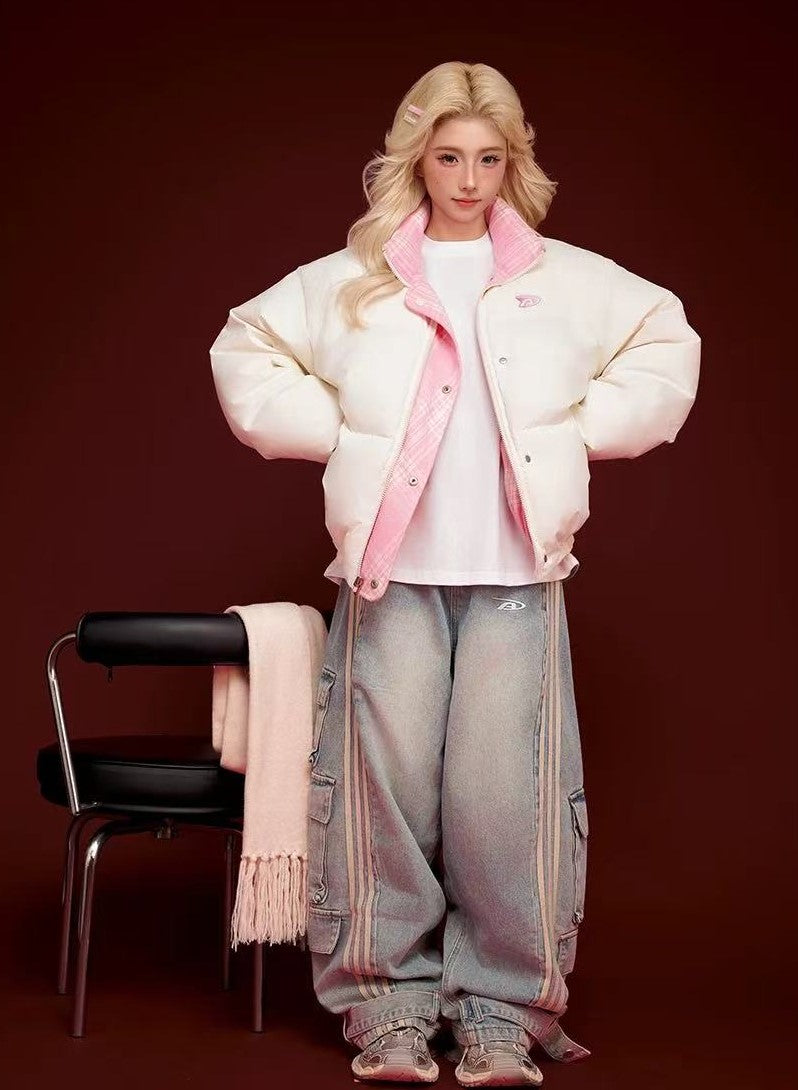 ACHOCK Simple Reversible Down Jacket