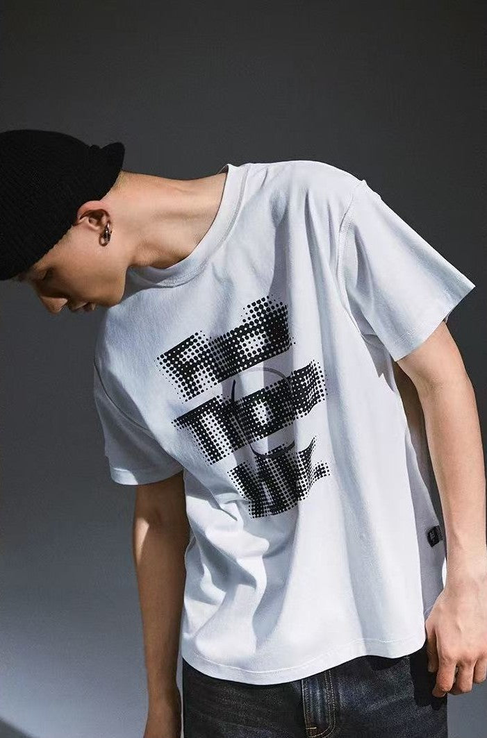 REMEDY Message Print Shor-sleeve T-shirt