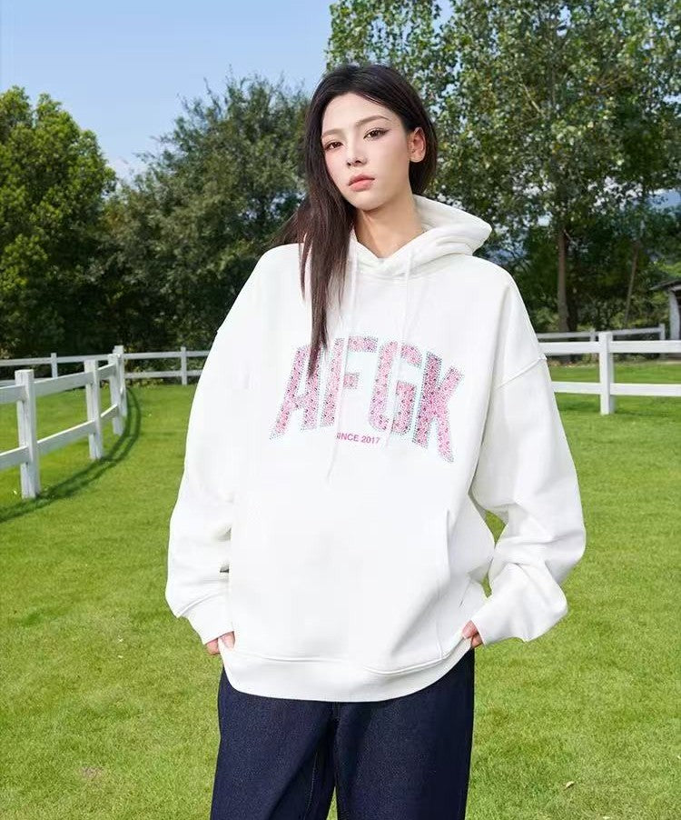 AFGK Raindrop Hot Diamond Logo Hoodie