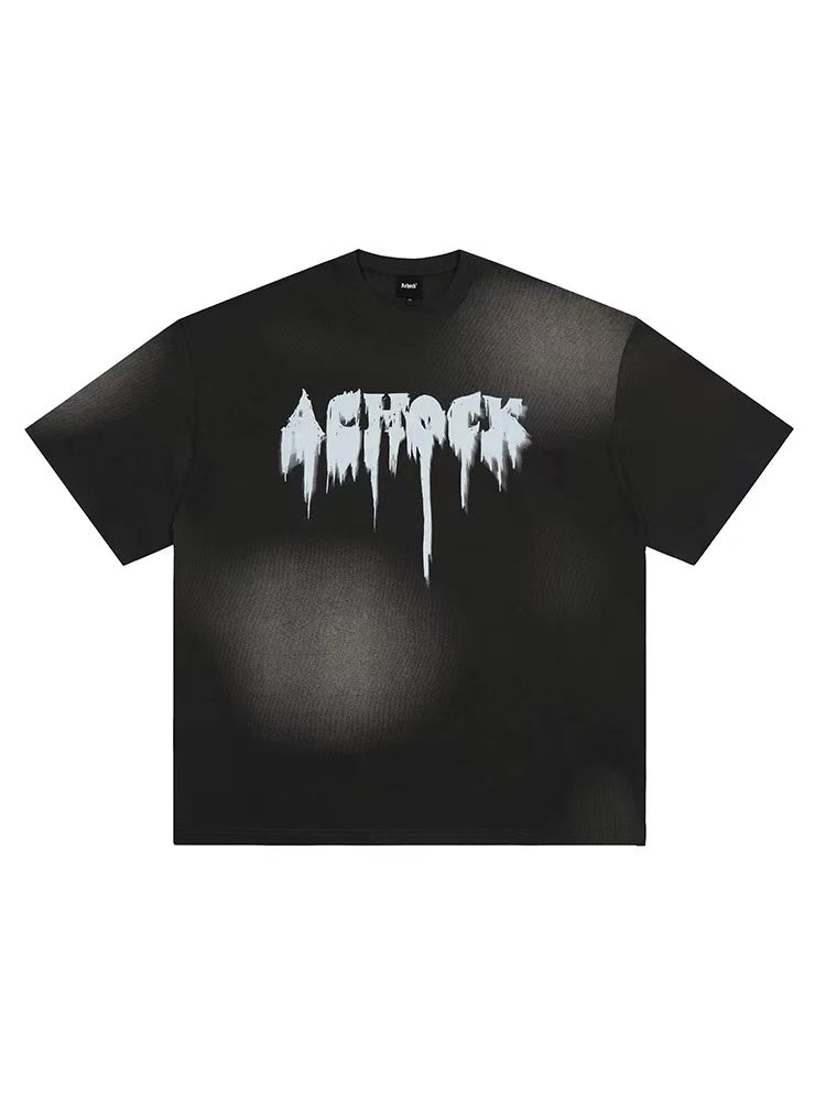 ACHOCK Phantom Logo Print Short-sleeves T-shirts