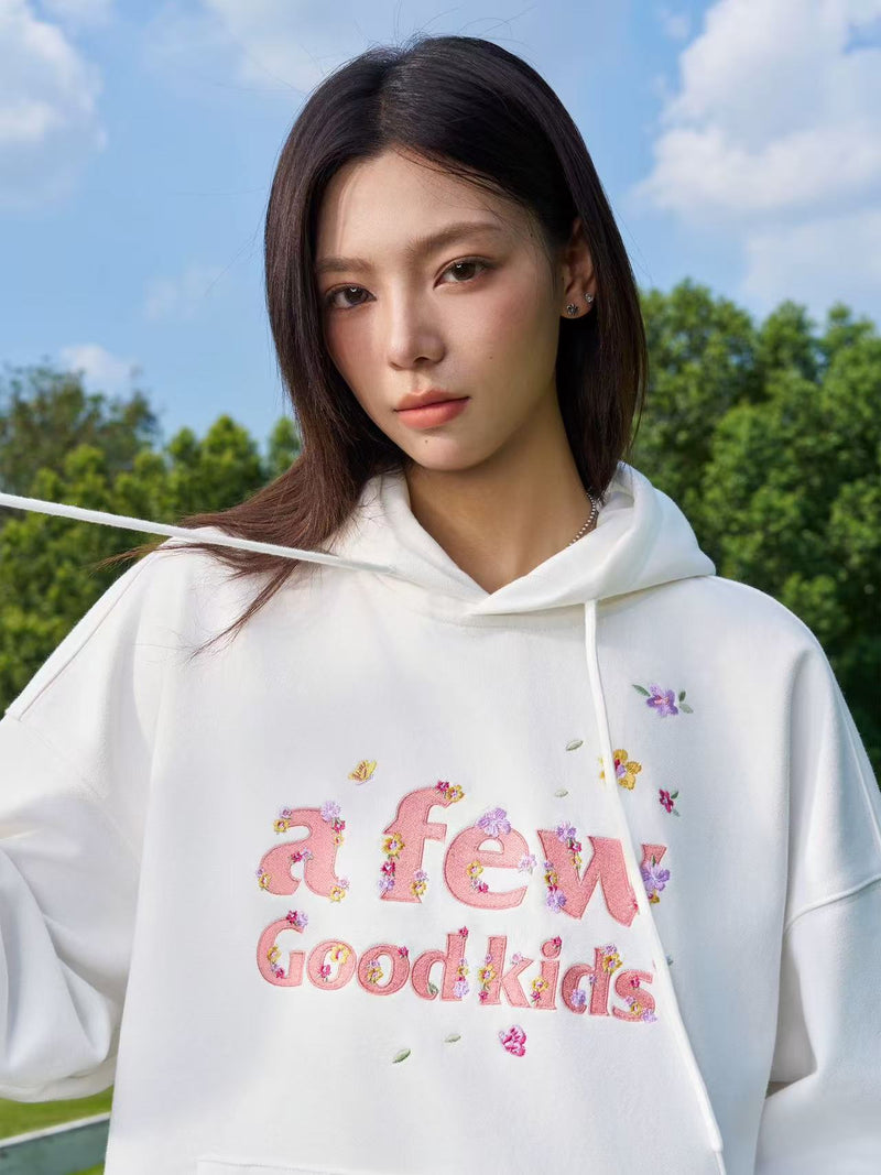 AFGK Butterfly Embroidered Hoodie