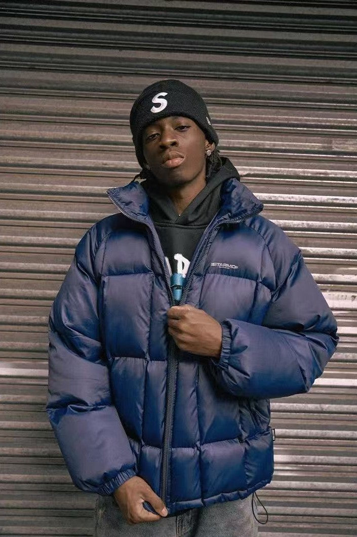 REMEDYxSTA Double Star Removable Hooded Cotton Coat