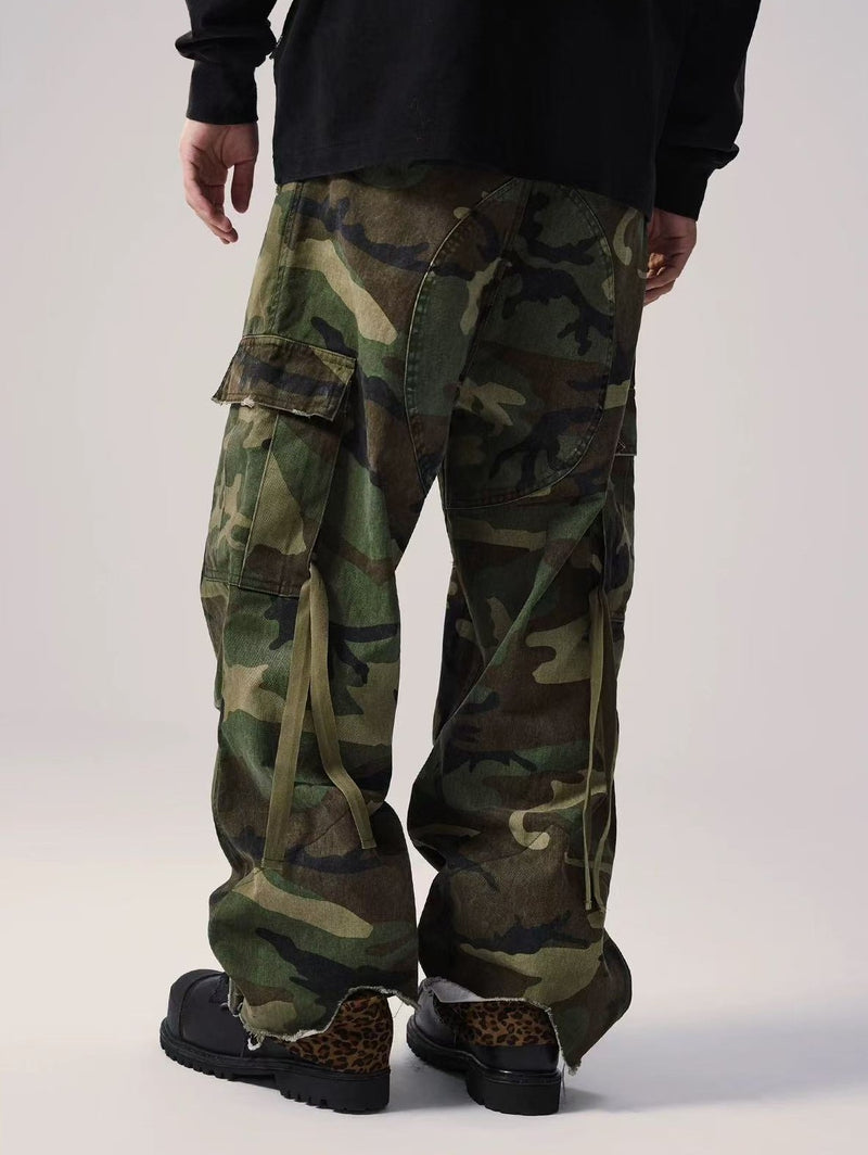 REMEDY Retro Patchwork Camouflage Pants