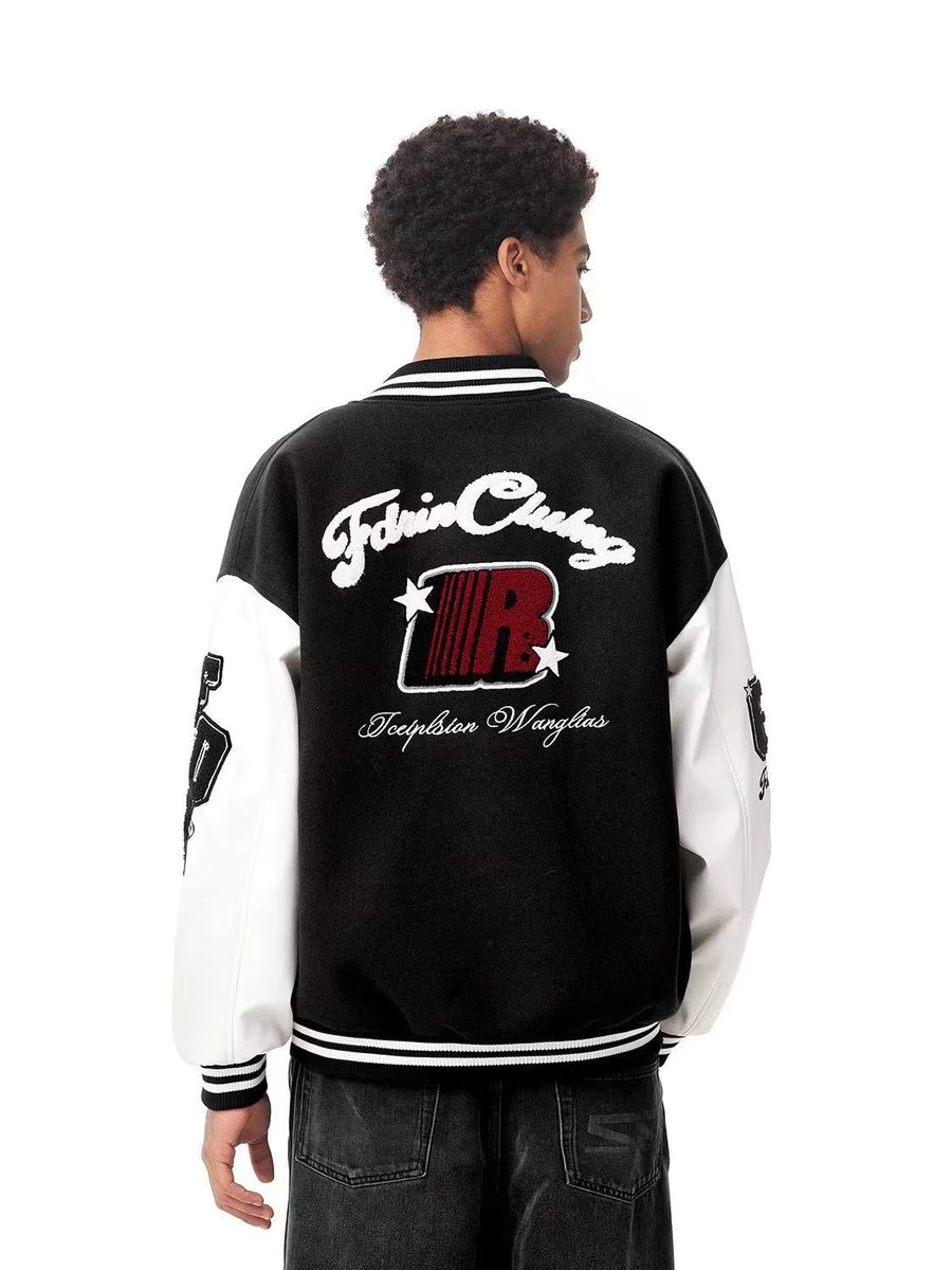 FDR Retro R-shaped Velcro Varsity Jacket
