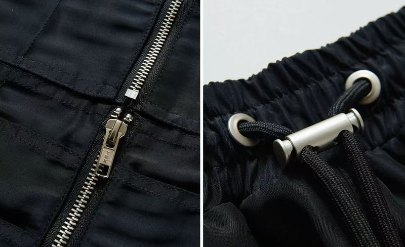 REMEDY Reversible Multi-pocket Zipper Cargo Shorts