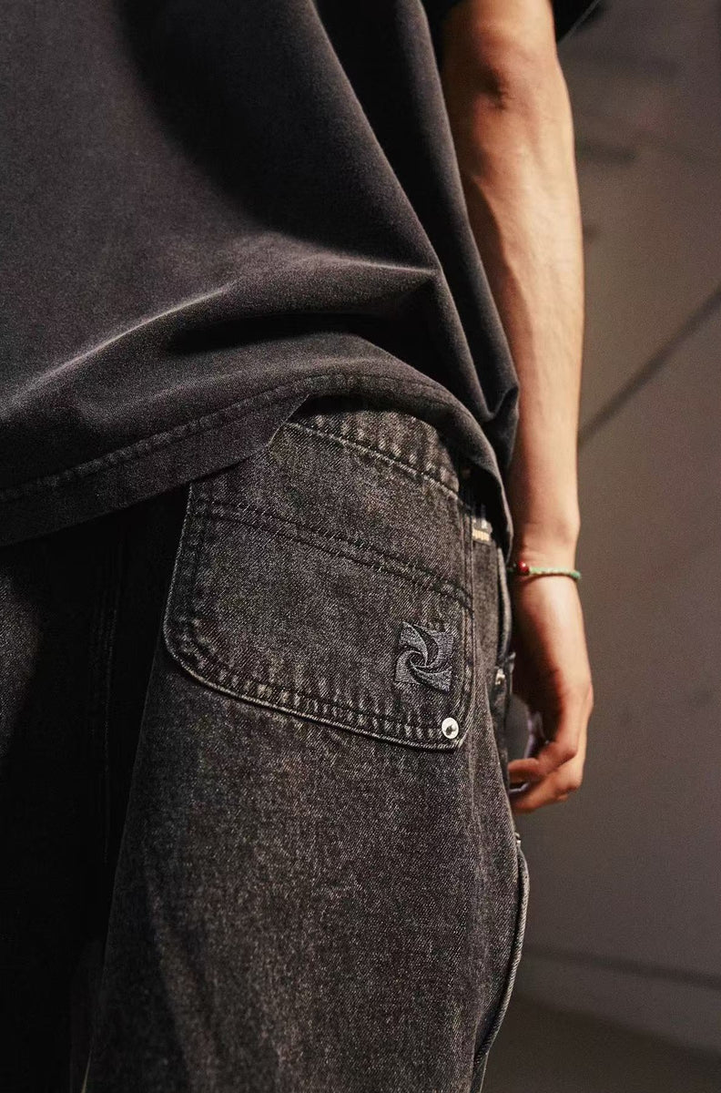 REMEDY Washed Vintage Denim Shorts