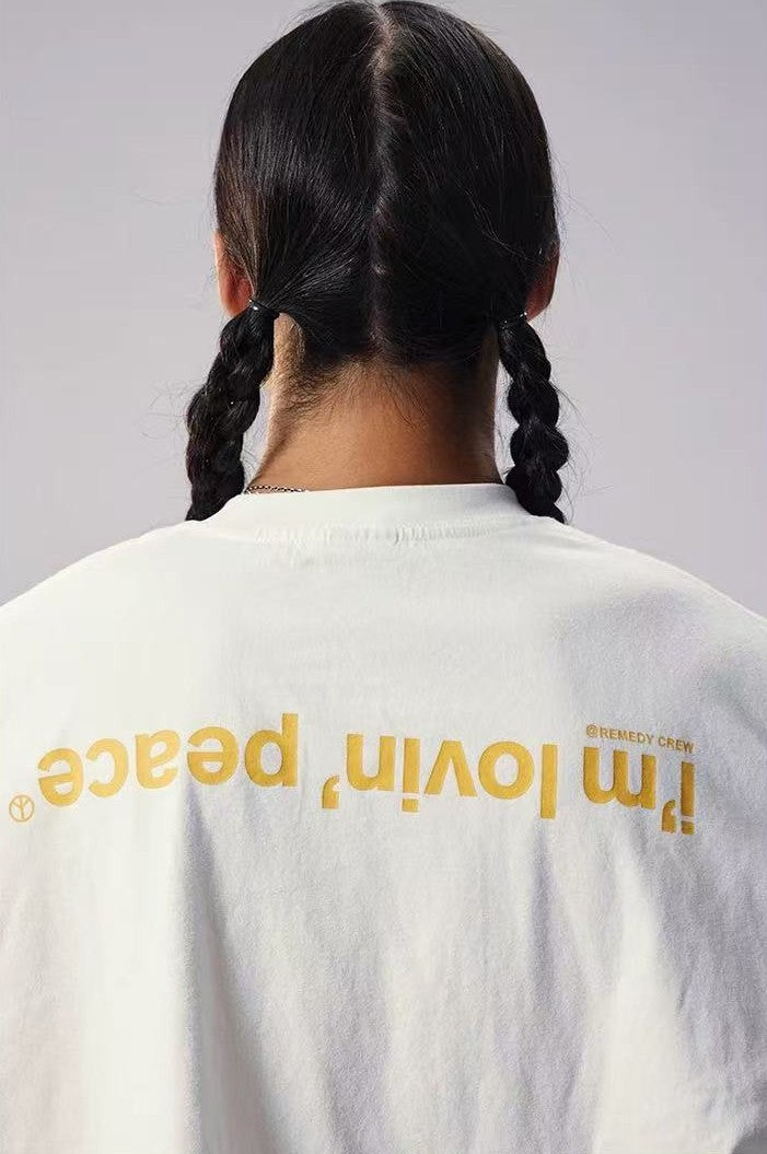 REMEDY Bullet Fries Design Long-sleeve Tee