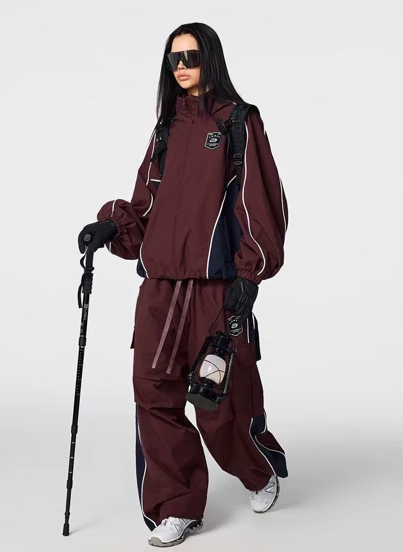 ACHOCK Vintage Outdoor Windproof Mountaineering Jacket