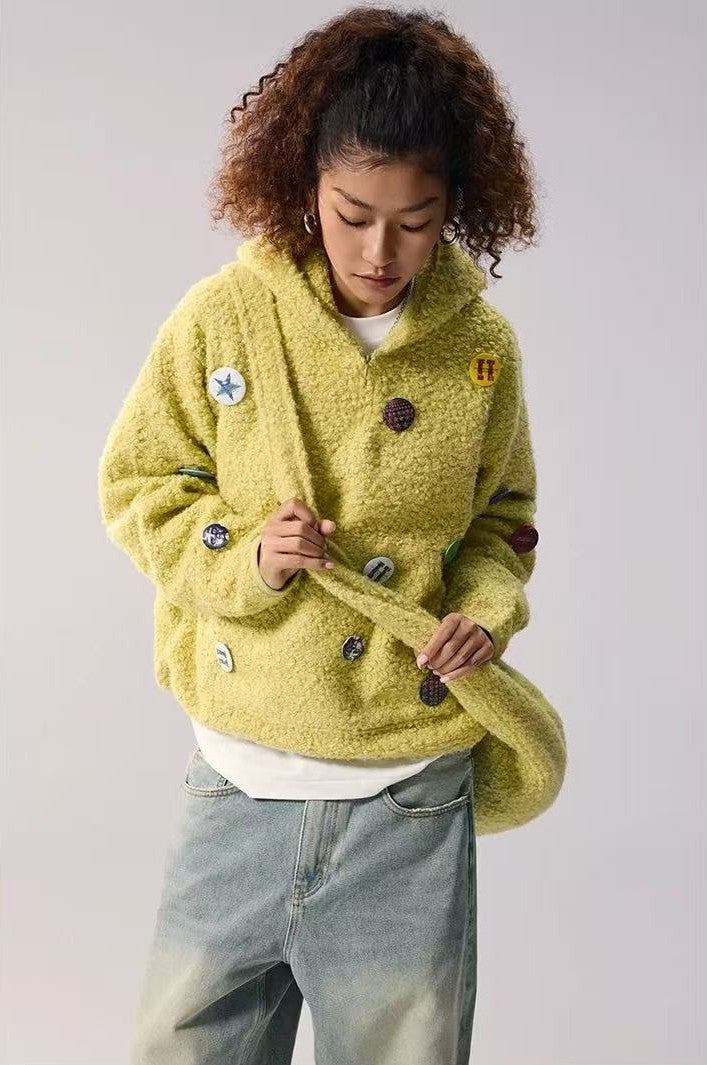 REMEDY Badge Sherpa Hoodie (x6 Badges)