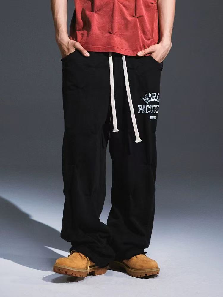 REMEDY Loose Straight Pleated Casual Pants